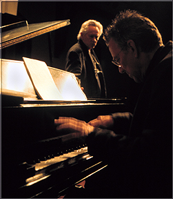 MICHAEL McCLURE AND RAY MANZAREK IN PERFORMANCE