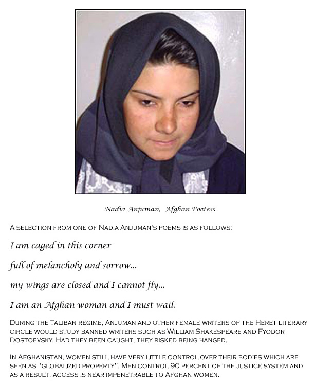 Nadia, Afghani Poetess